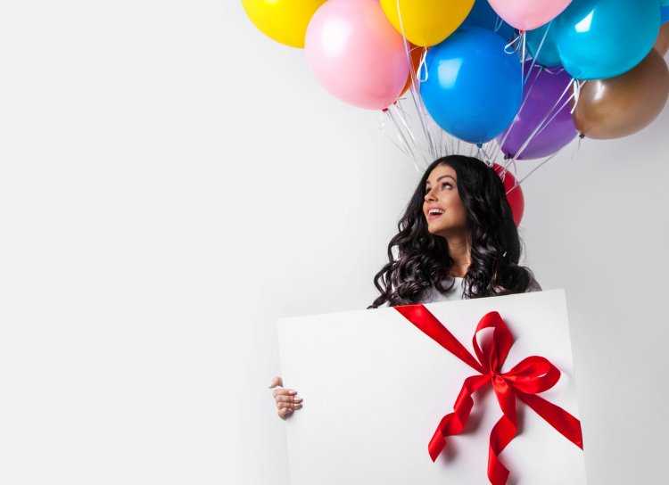 Шары подарок девушке