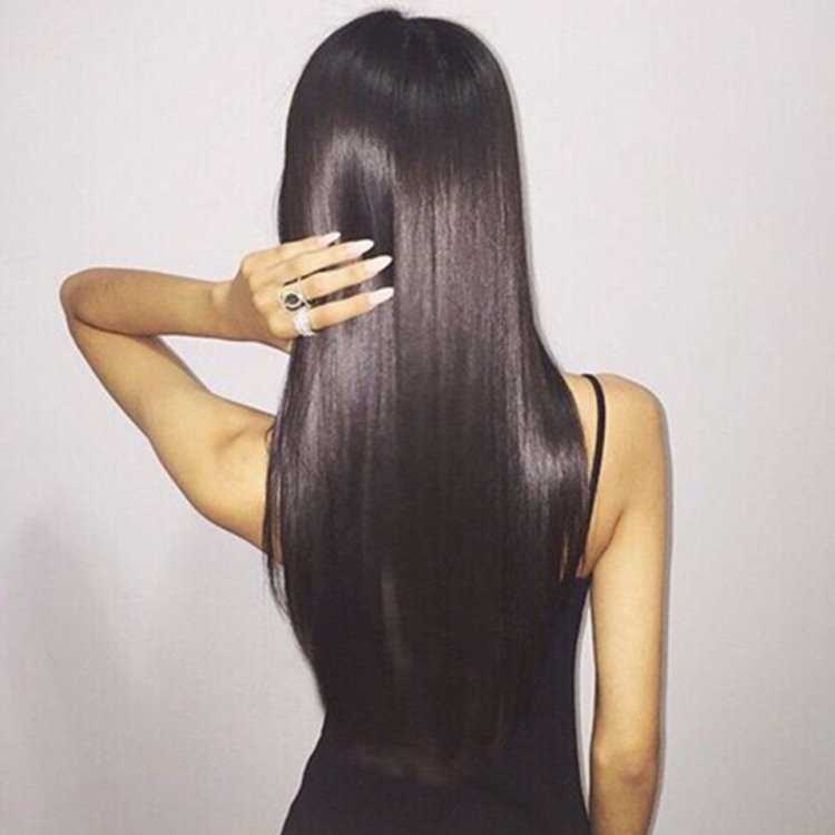 Брюнетка с кератином41