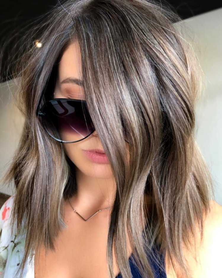 Сложное окрашивание волос для брюнеток