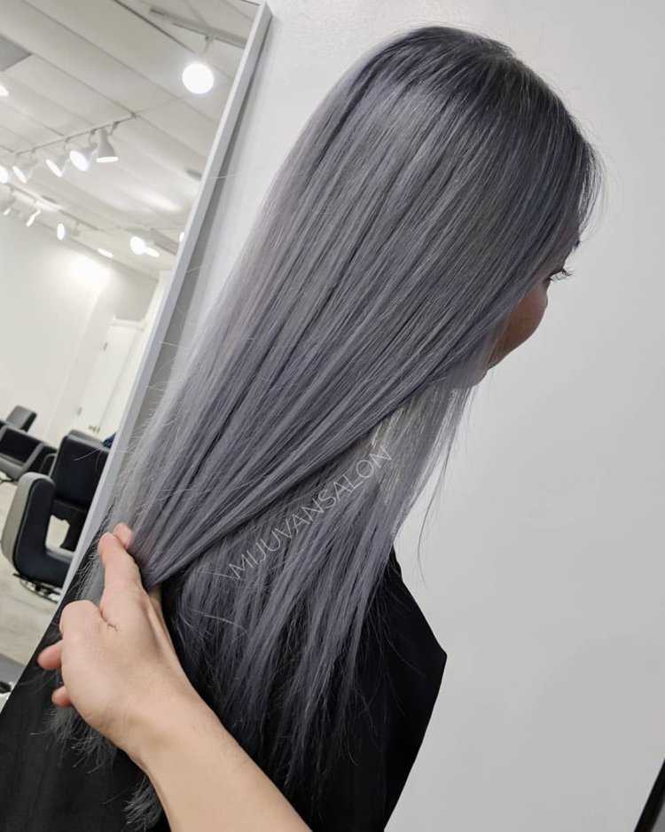 Окрашивание в графитовый цвет