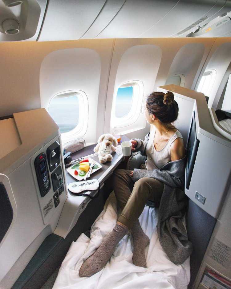 Бизнес класс в самолете