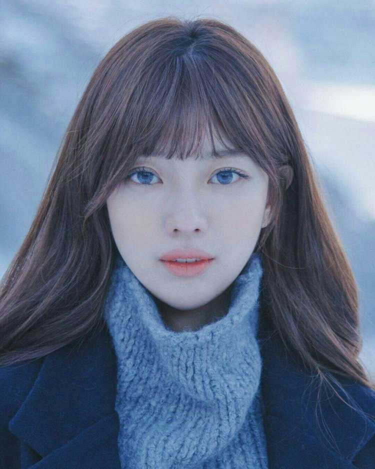 Корейская филированная челка