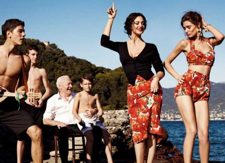 Бьянка Балти Дольче Габбана семья