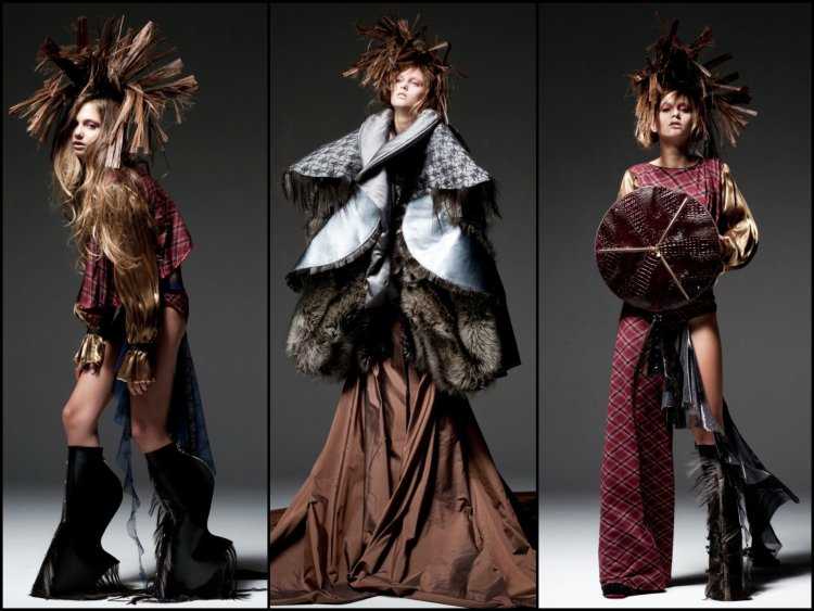 Креативный стиль Фьюжен одежда