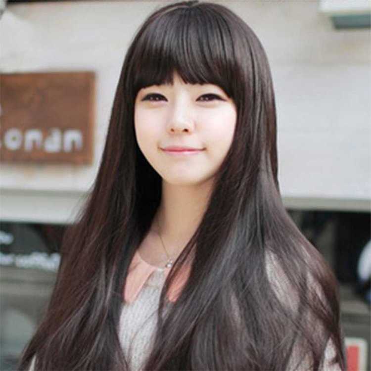 Очаровательные корейские стрижки для длинных волос