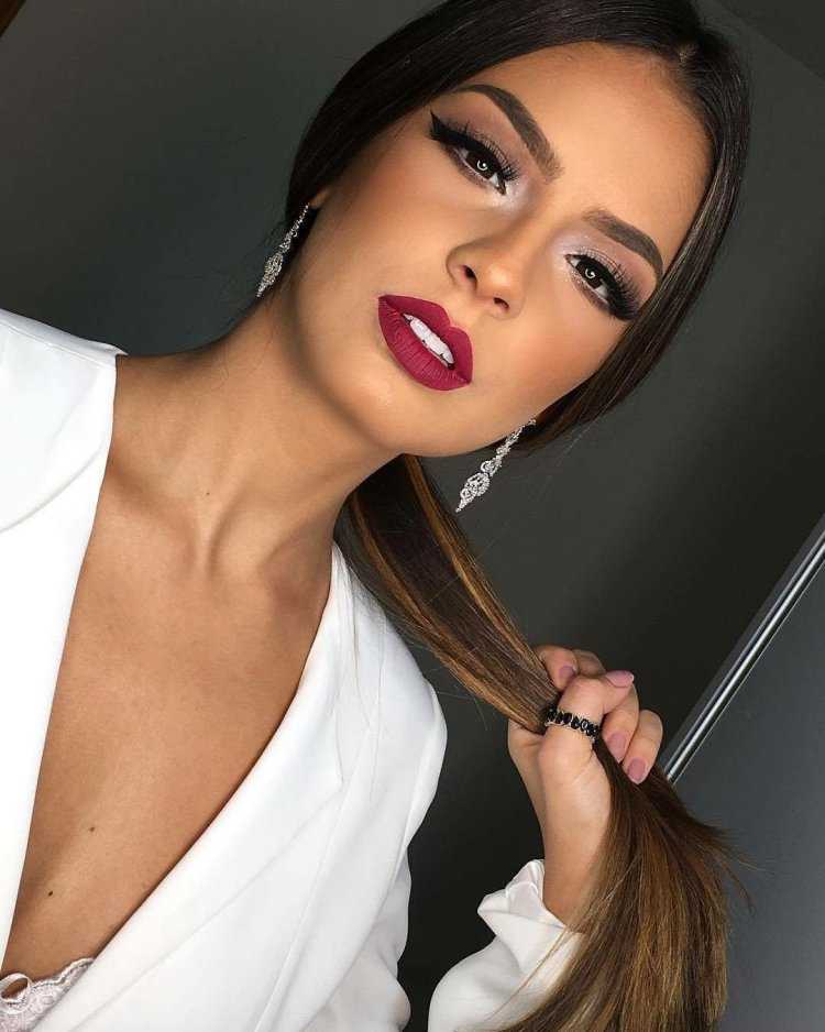 Макияж Ксении Бородиной