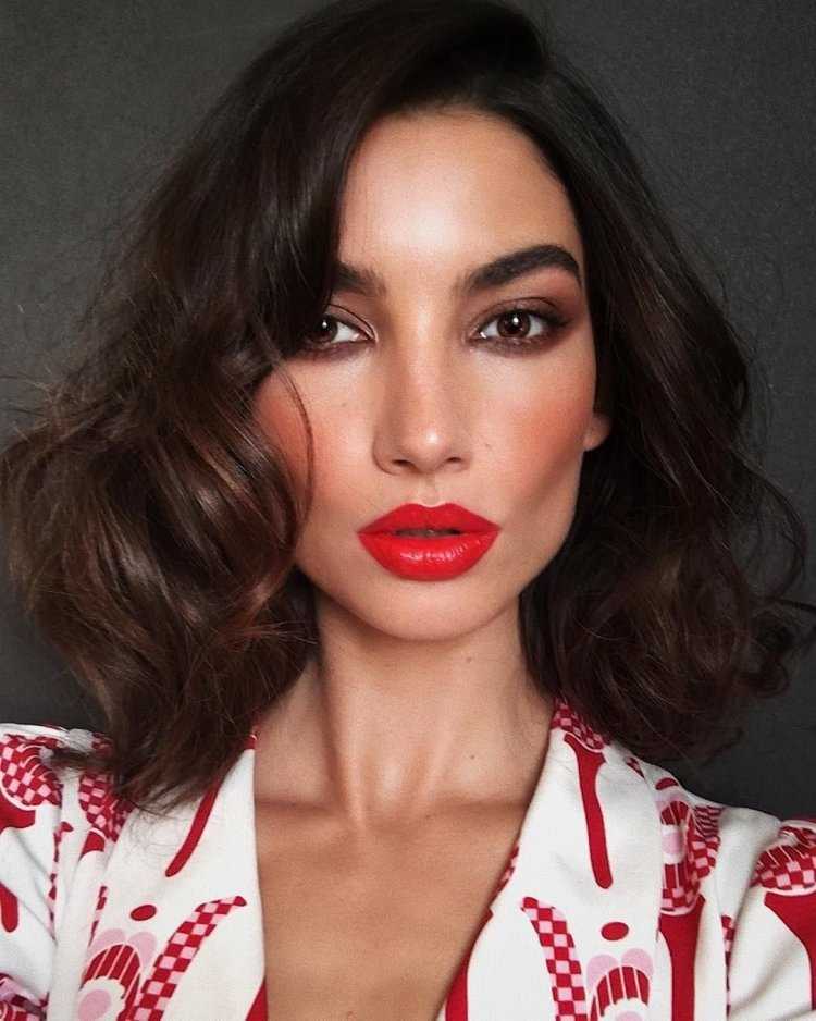 Лили Олдридж макияж