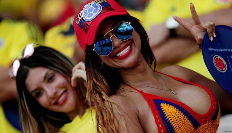Фанатка сборной Колумбии