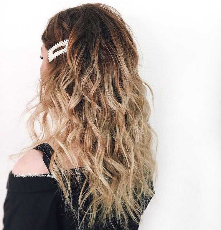 Небрежные Локоны на длинные волосы