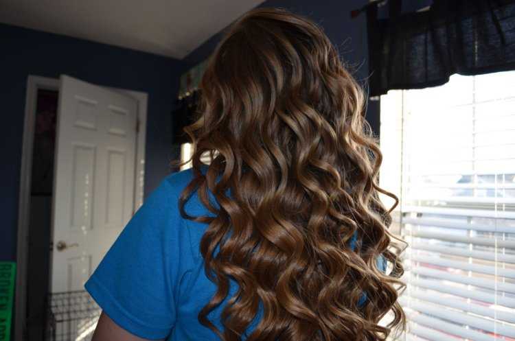 Локоны со спины