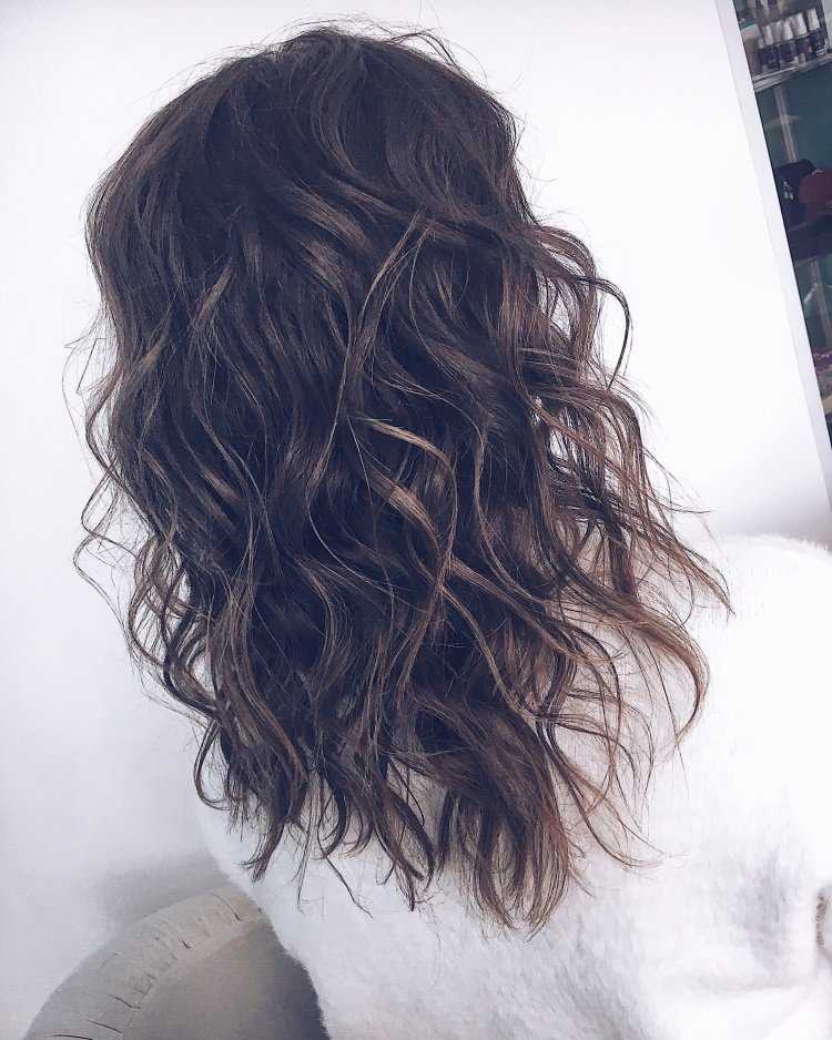 Легкие Локоны на темные волосы