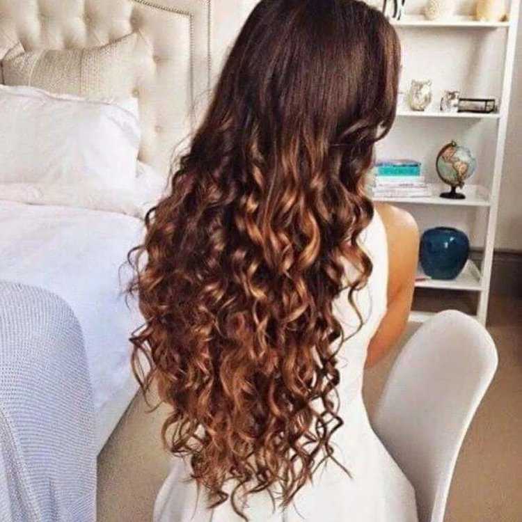 Локоны со спины