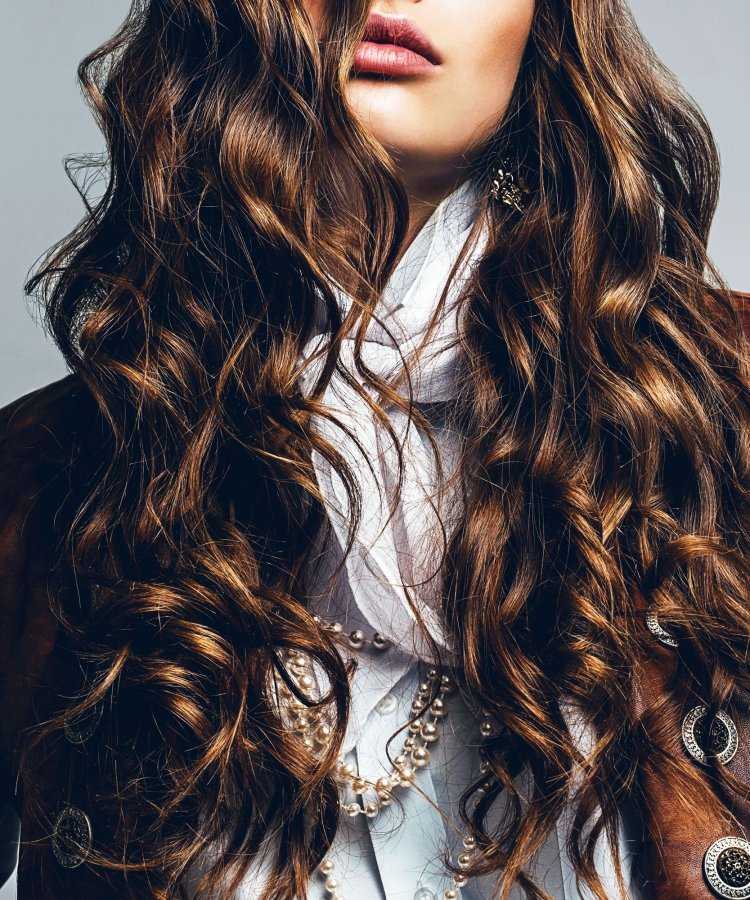 Серф Локоны на густые волосы