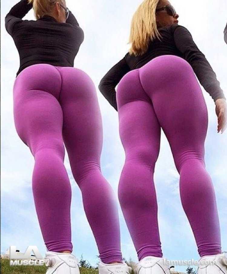 Большие попы в леггинсах