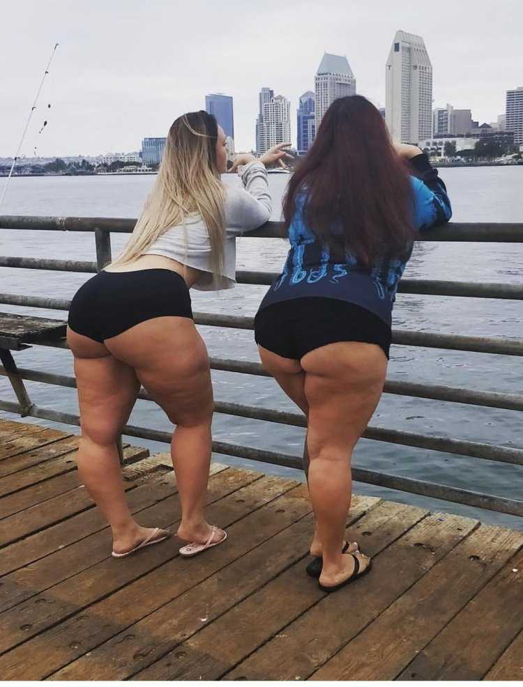 Прелестные дамы с упругими округлостями