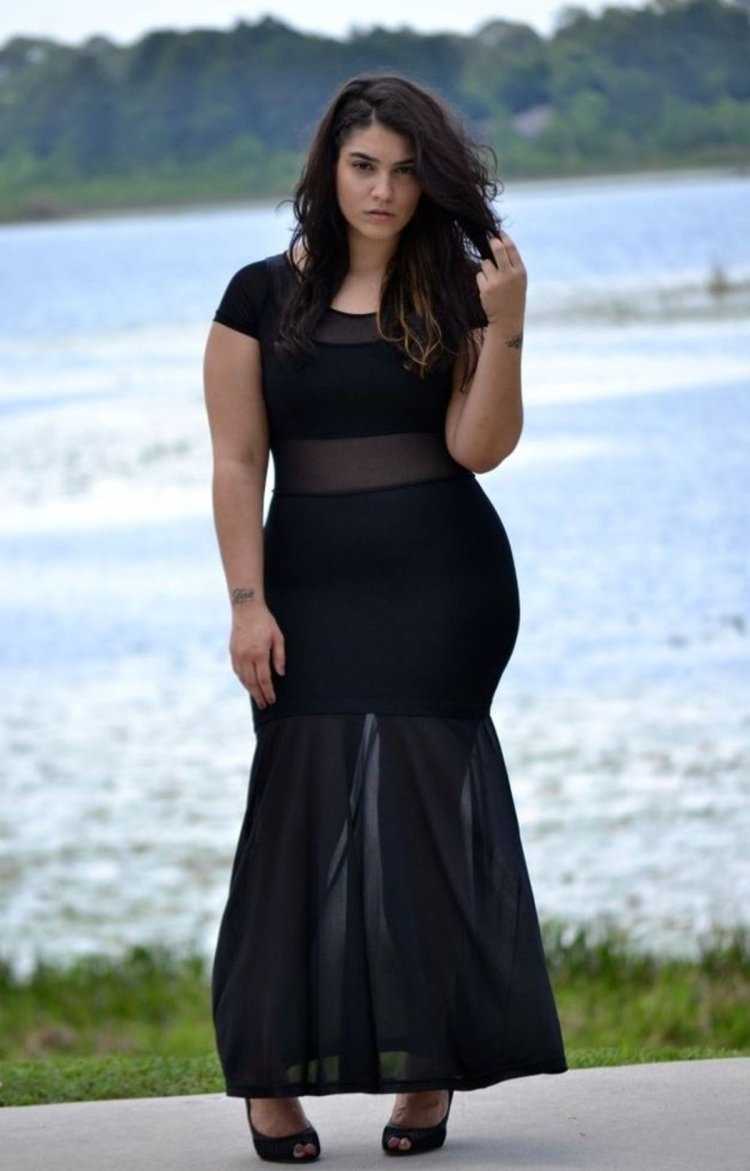 Тренч look Plus Size