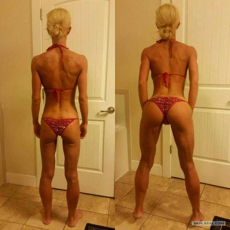 Плоская попа и накаченная