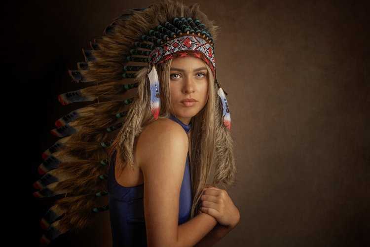 Индейский головной убор женский