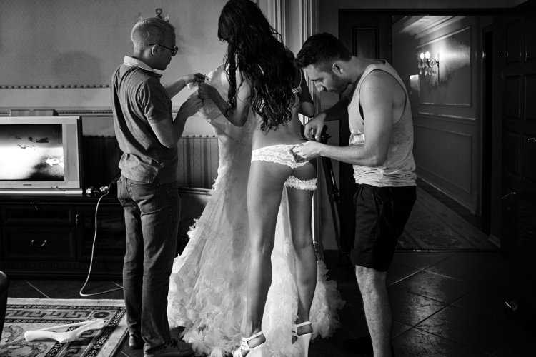 Лили Олдридж в Нижнем белье для невесты