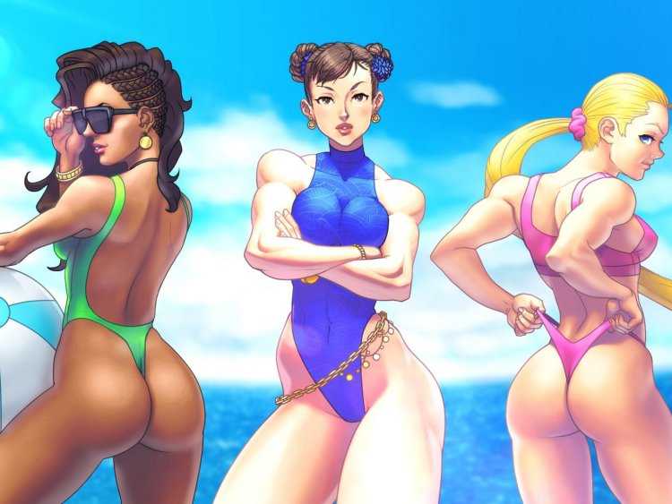 Street Fighter Кэмми в бикини