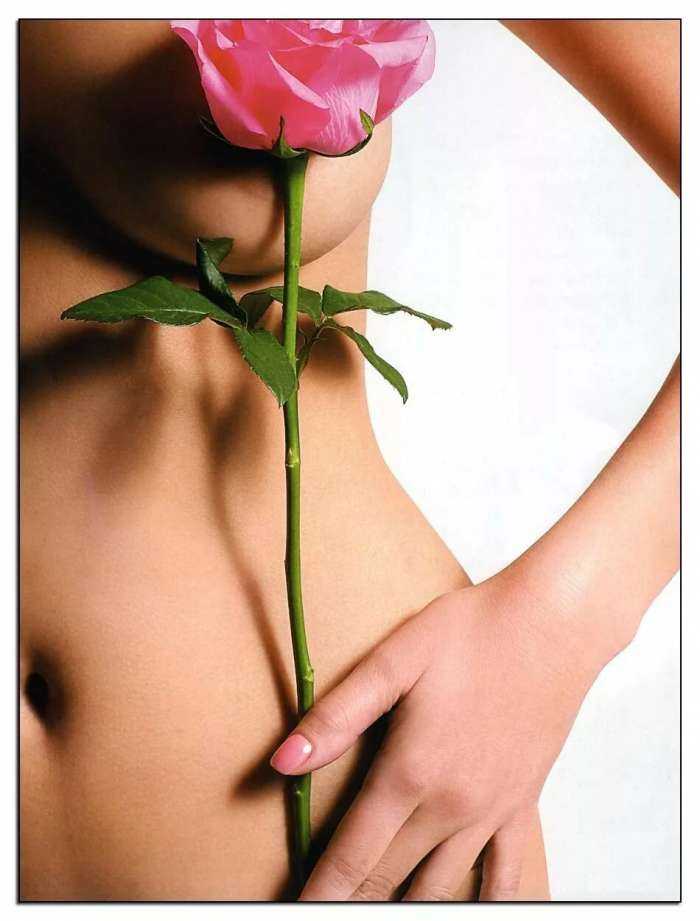 Девушки с розами на фото