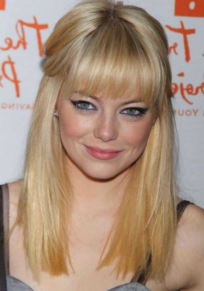 Блондинки с челкой на фото