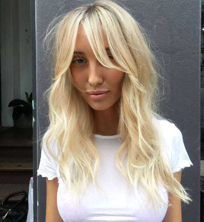 Блондинки с челкой на фото