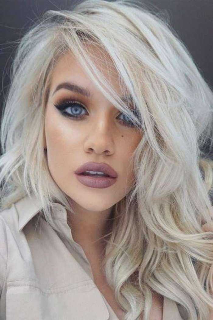 Блондинки с челкой на фото