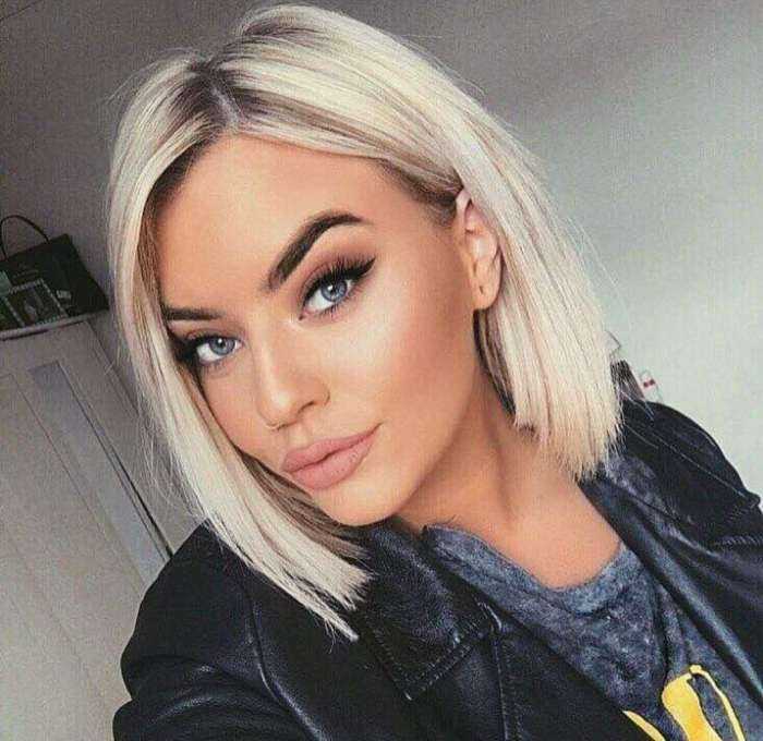 Блондинки с челкой на фото