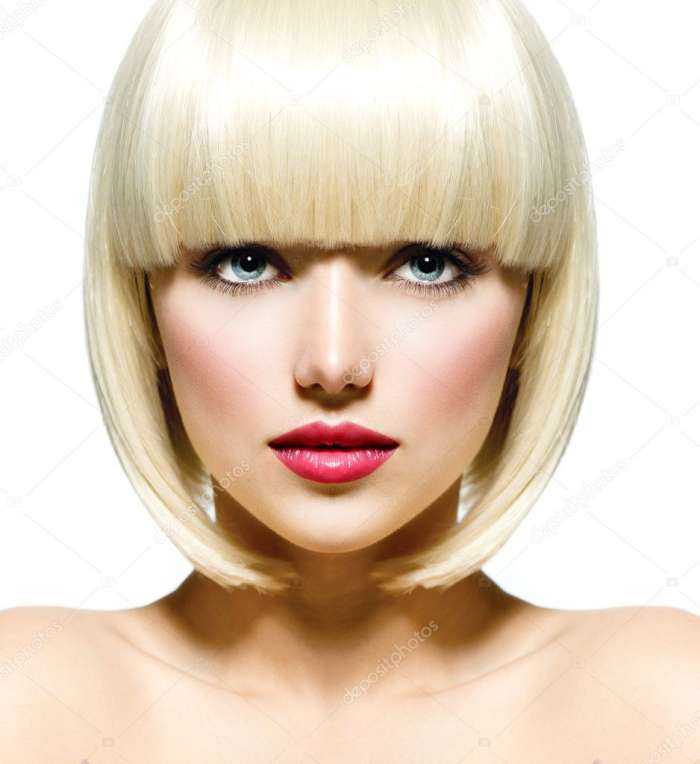 Блондинки с челкой на фото