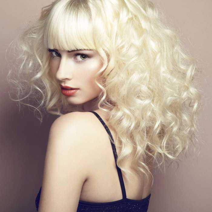 Блондинки с челкой на фото