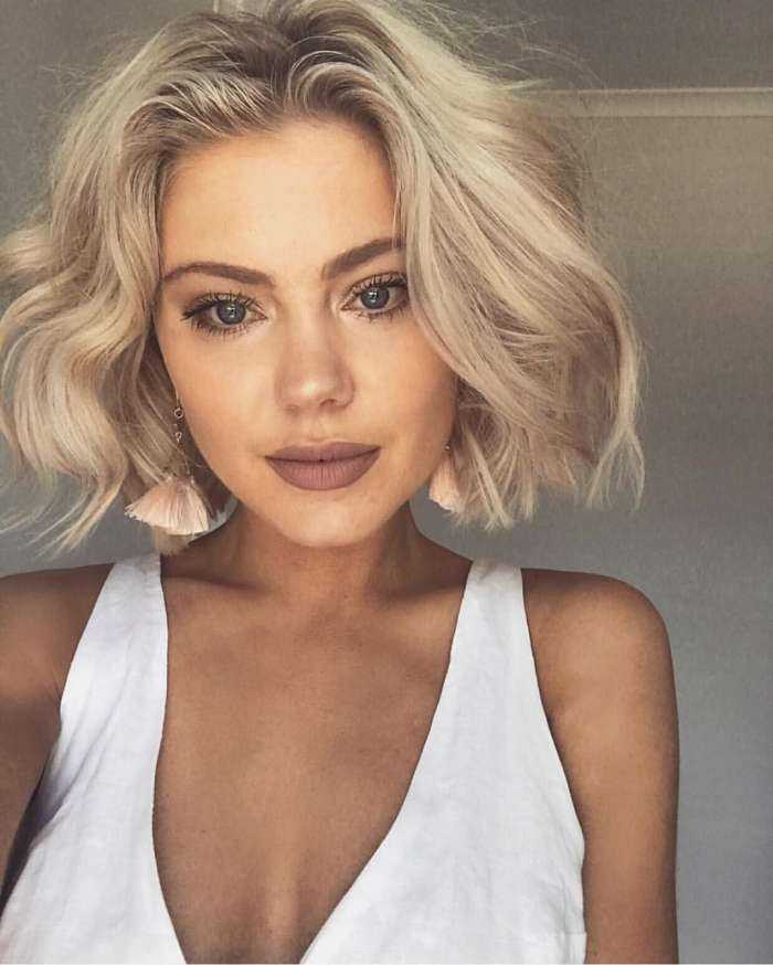 Блондинки с челкой на фото