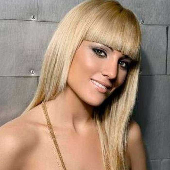 Блондинки с челкой на фото