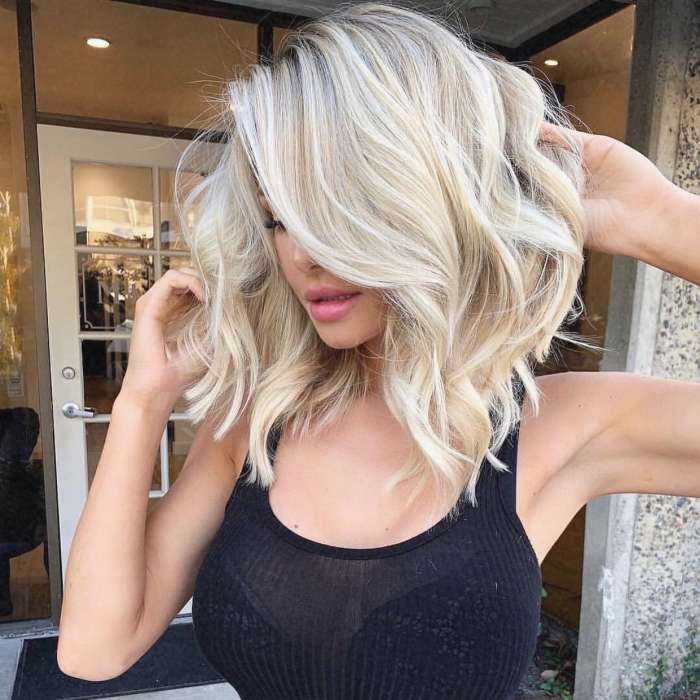 Блондинки с челкой на фото