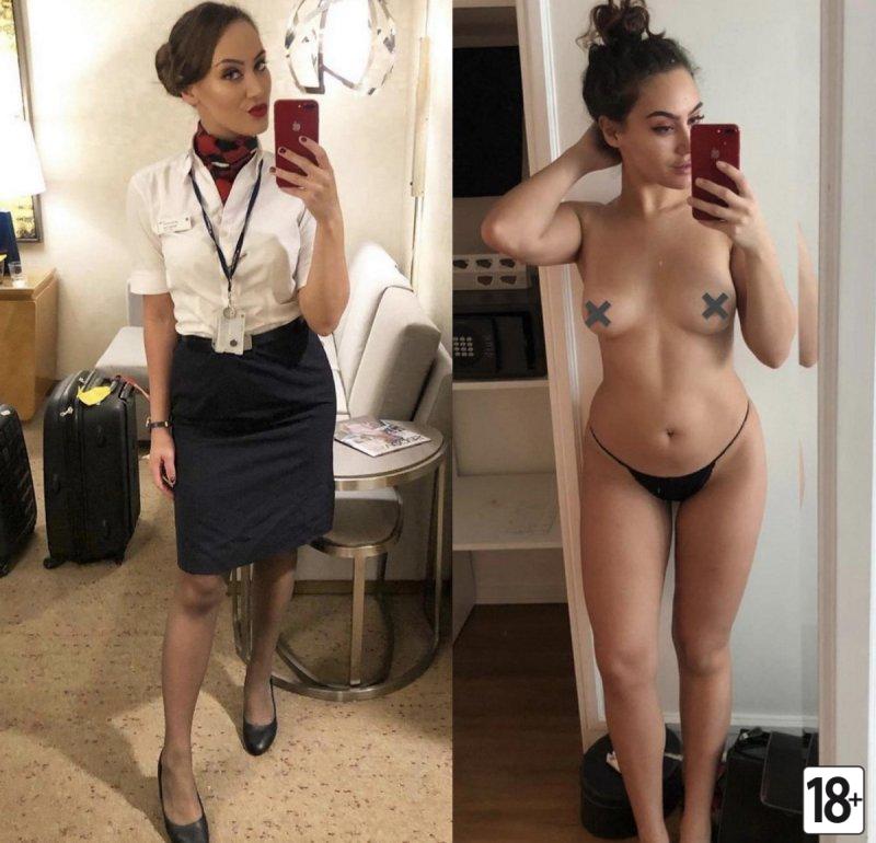 Стюардесса откровенно фото