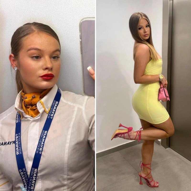 Стюардесса откровенно фото